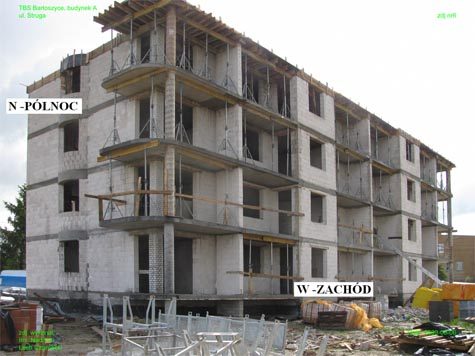 Budowa budynku Struga 12e – etap 3